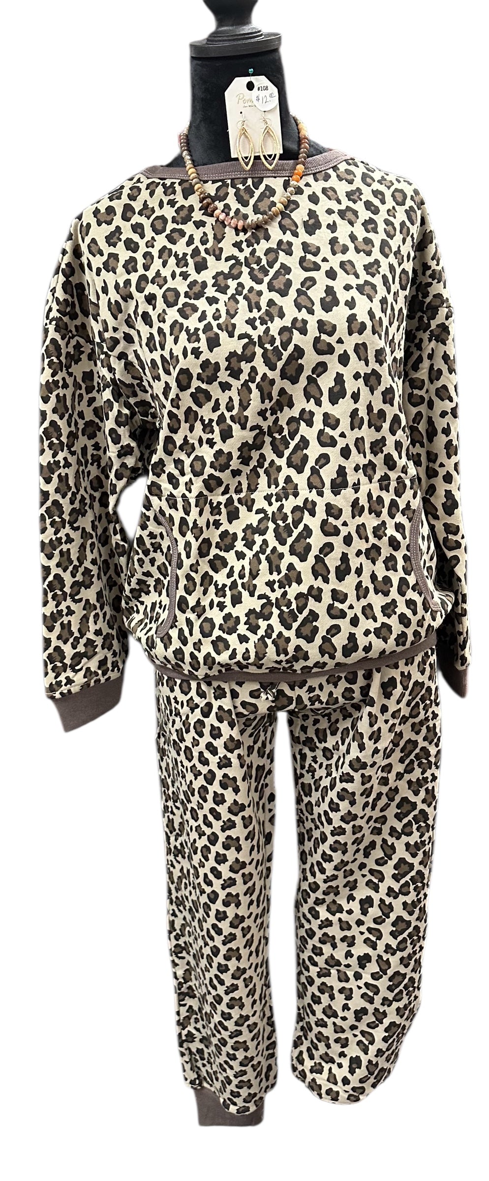 Leopard Joggers Set
