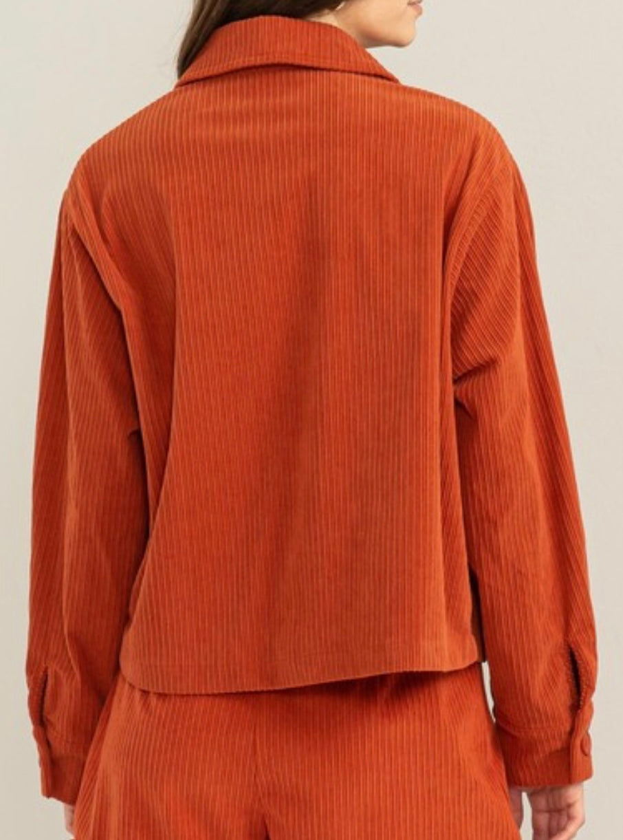 Corduroy Short Jacket