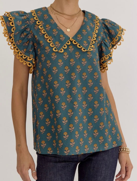 Frilly Lee Lace Top