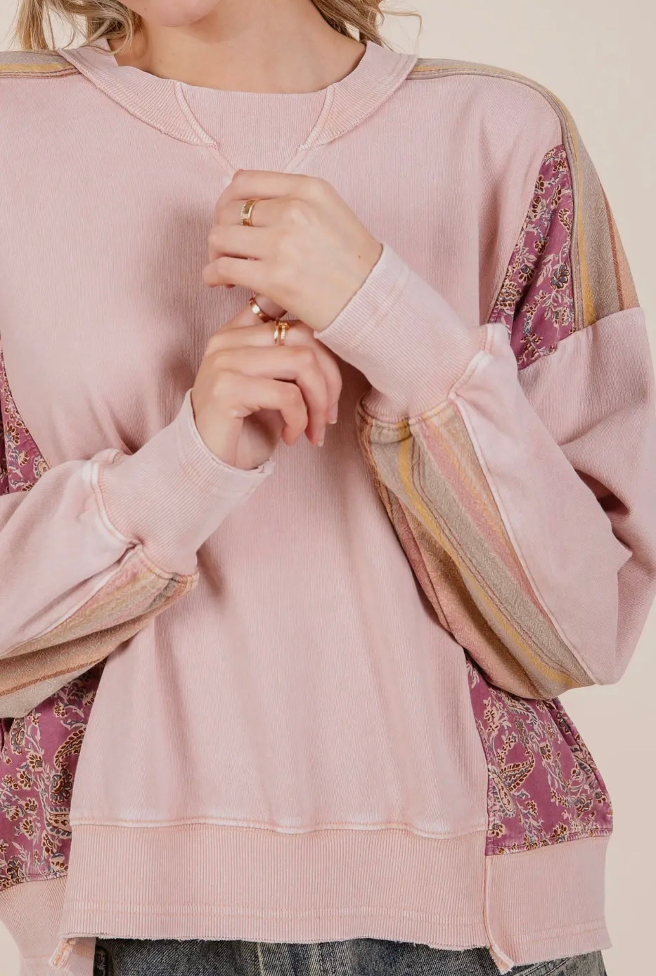 Patchwork Sweatshirt