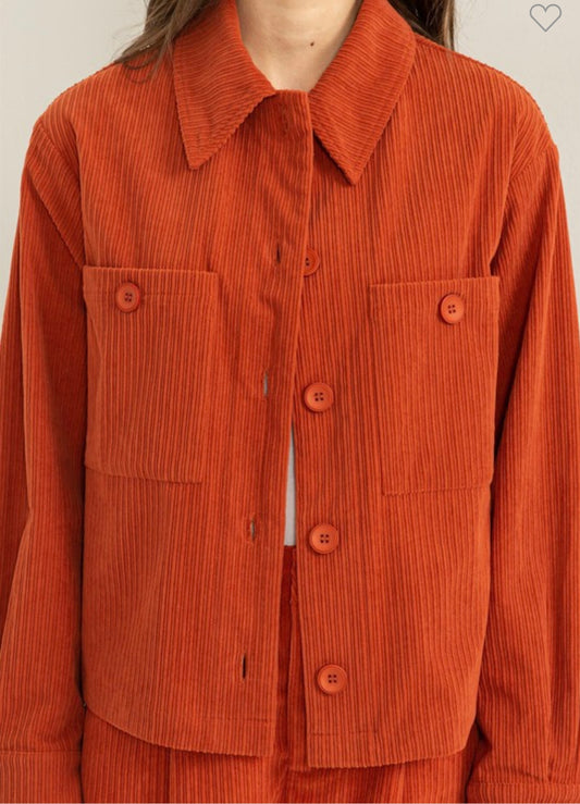Corduroy Short Jacket