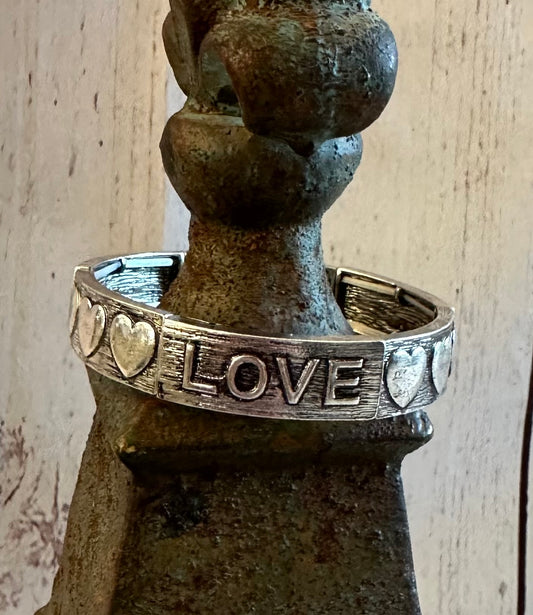 Stretch SilverLove Bracelet