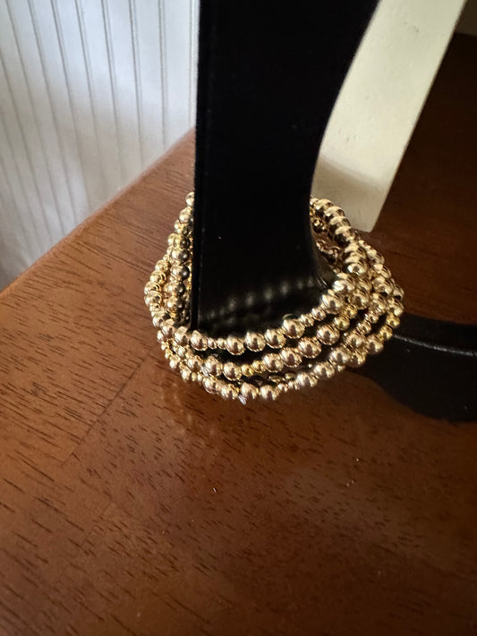 Sassy Gold  Stretch Bracelet